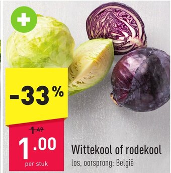 ALDI Wittekool of rodekool aanbieding