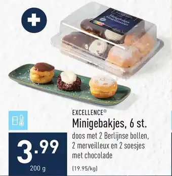 ALDI Excellence minigebakjes 200G aanbieding