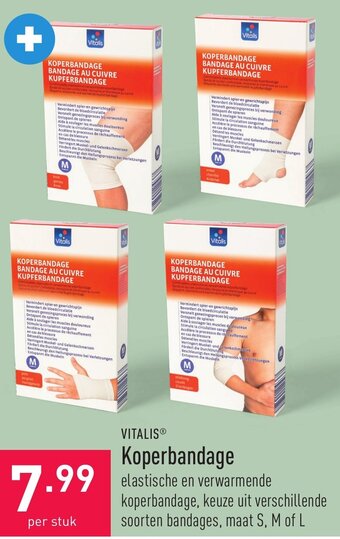 ALDI Vitalis Koperbandage aanbieding