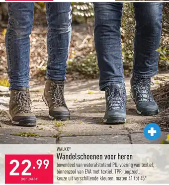 ALDI Walkx Wandelschoenen voor Heren aanbieding
