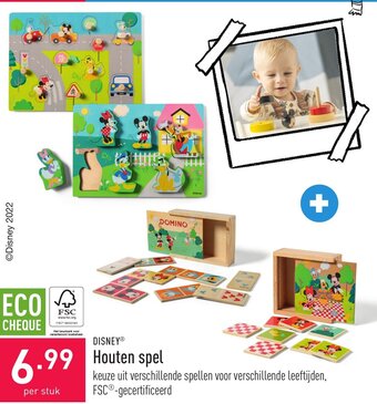 ALDI Disney Houten Spel aanbieding