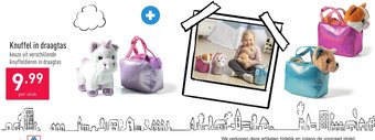 ALDI Knuffel in Draagtas aanbieding