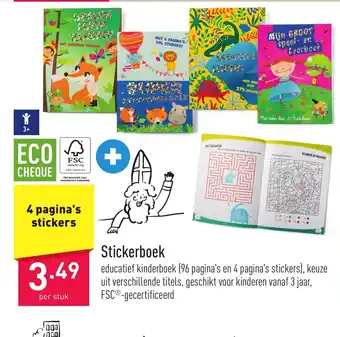 Stickerboek 4 Pagina's