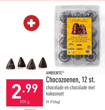 ALDI Ambiente Chocozoenen 12st 300g aanbieding