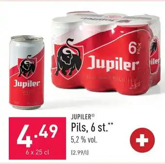 ALDI Jupiler Pils,6st 6 x 25cl aanbieding