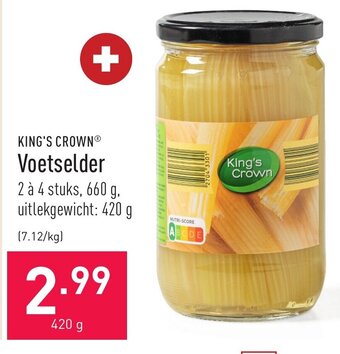 ALDI King's Crown Voetselder 420g aanbieding