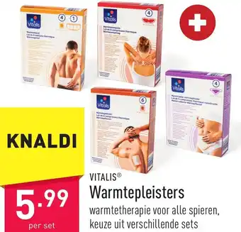 ALDI Vitalis Warmtepleisters Per Set aanbieding