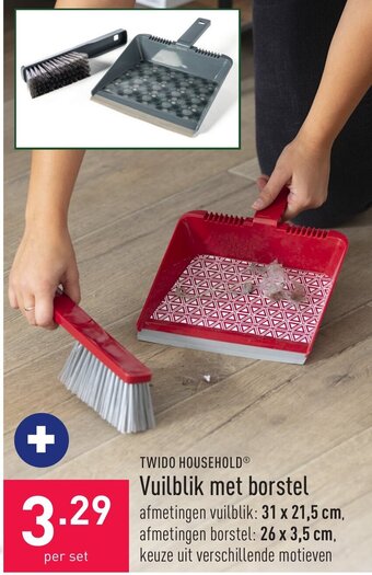 ALDI Twido Household Vuilblik met Borstel aanbieding