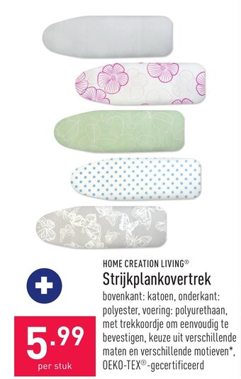 ALDI Home Creation Living Strijkplankovertrek aanbieding