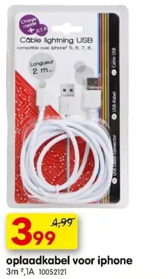 Yess Oplaadkabel Voor I phone 10052121 aanbieding