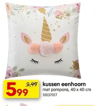 Kussen Eenhoorn 40 x 40cm 10037017