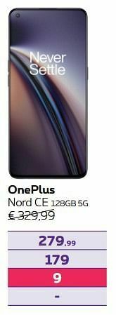Proximus Oneplus nord ce 128gb 5g aanbieding