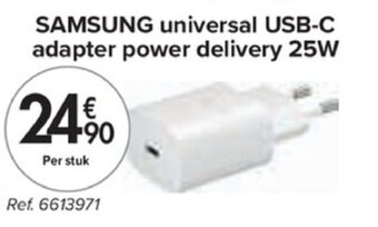 Carrefour Samsung Universal USB-C Adapter Power Delivery 25W aanbieding