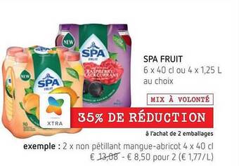 Spar Spa fruit aanbieding