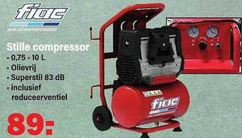 Van Cranenbroek Fiac stille compressor aanbieding