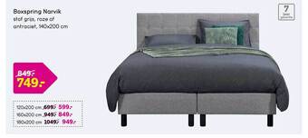 Leen Bakker Boxspring narvik aanbieding