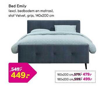 Leen Bakker Bed emily aanbieding