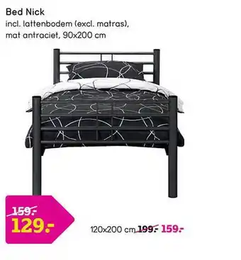 Leen Bakker Bed nick 90x200 cm aanbieding