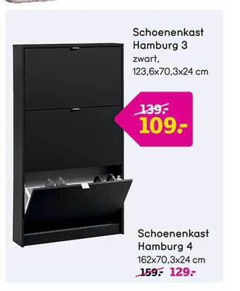 Leen Bakker Schoenenkast hamburg 3 aanbieding