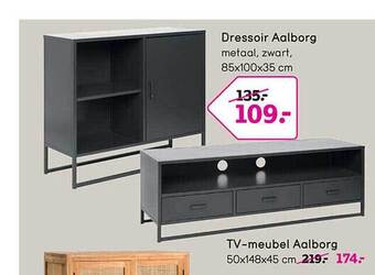 Leen Bakker Dressoir aalborg, tv-meubel aalborg aanbieding