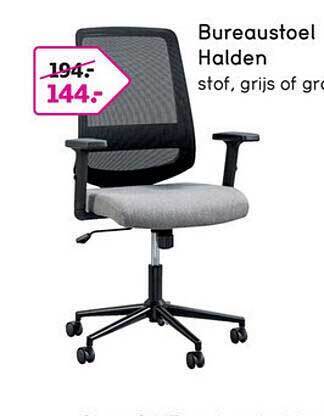 Leen Bakker Bureaustoel halden aanbieding