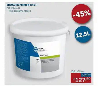 Zelfbouwmarkt Sigma eg primer 12,5l aanbieding