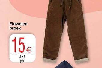 Cora Fluwelen broek aanbieding