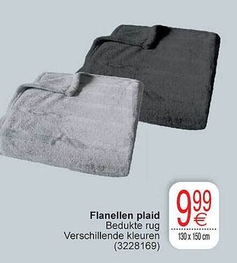 Cora Flanellen plaid aanbieding