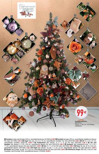 Cora Kunstkerstboom imperial aanbieding