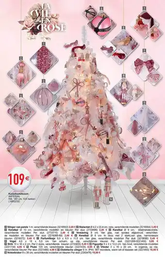 Cora Kunstkerstboom imperial aanbieding