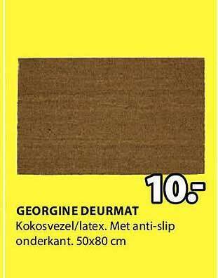 Jysk Georgine deurmat aanbieding