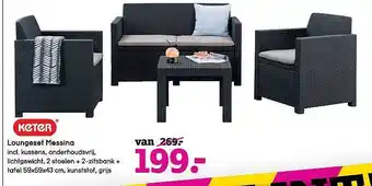 Keter Loungeset Messina