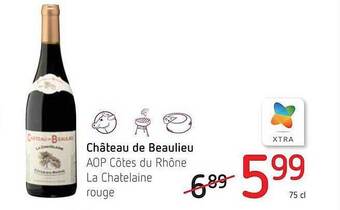 Spar Château de beaulieu aop côtes du rhône aanbieding