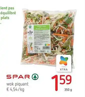 Spar Wok piquant aanbieding