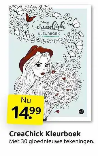 Boekenvoordeel Creachick kleurboek aanbieding