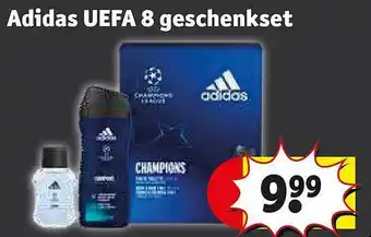 Kruidvat Adidas uefa 8 geschenkset aanbieding