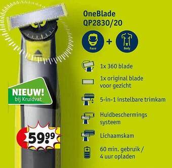 Kruidvat Oneblade qp2830-20 aanbieding