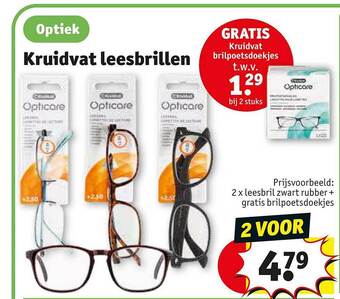 Kruidvat Kruidvat leesbrillen aanbieding