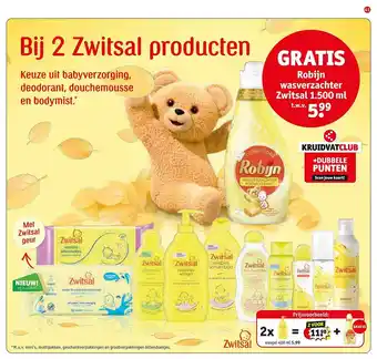 Kruidvat Zwitsal producten aanbieding