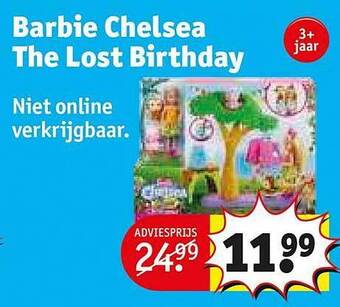 Kruidvat Barbie chelsea the lost birthday aanbieding