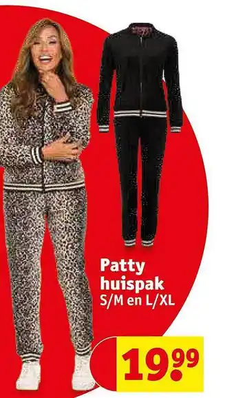 Kruidvat Patty huispak aanbieding