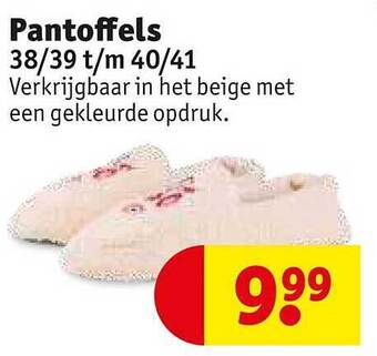 Kruidvat Pantoffels aanbieding