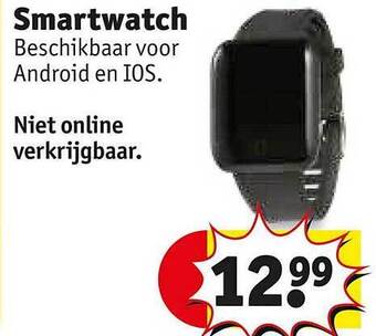 Kruidvat Smartwatch aanbieding