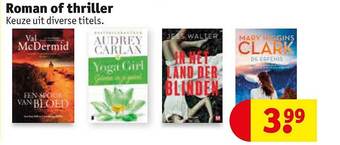 Kruidvat Roman of thriller aanbieding