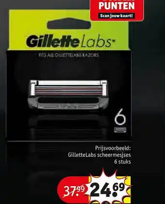 Kruidvat Gillettelabs scheermesjes aanbieding