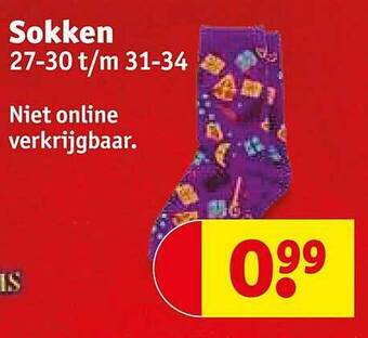 Kruidvat Sokken aanbieding