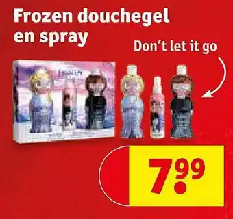Kruidvat Frozen douchegel en spray aanbieding