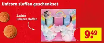 Kruidvat Unicorn sloffen geschenkset aanbieding