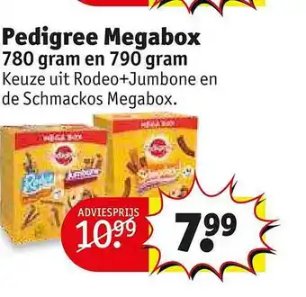 Kruidvat Pedigree megabox aanbieding