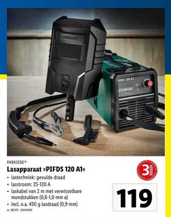 Lidl Parkside lasapparaat aanbieding